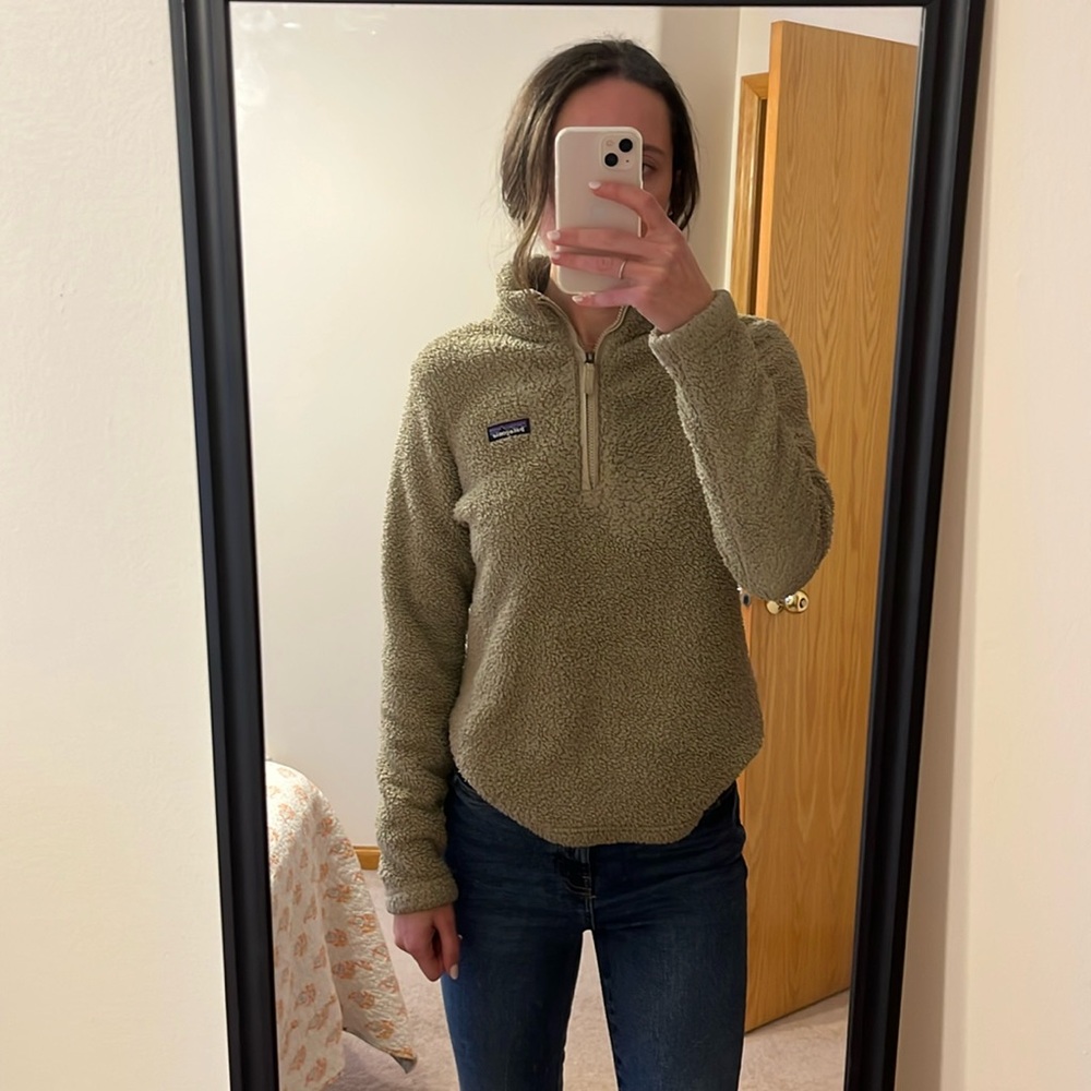 SOLD Patagonia Fleece 3/4 Zip Pullover Sweatshirt